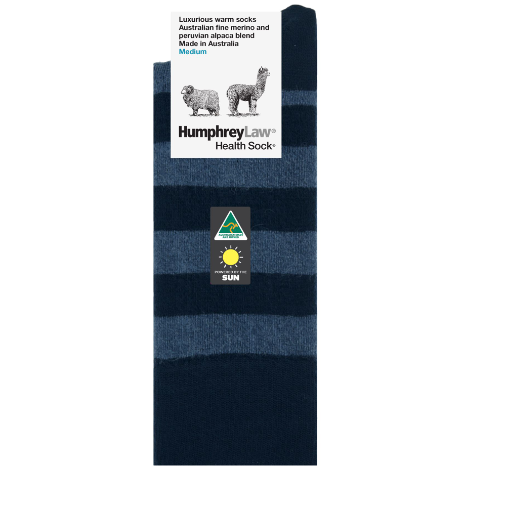 Humphrey Law Baby Alpaca/Merino Stripe Socks