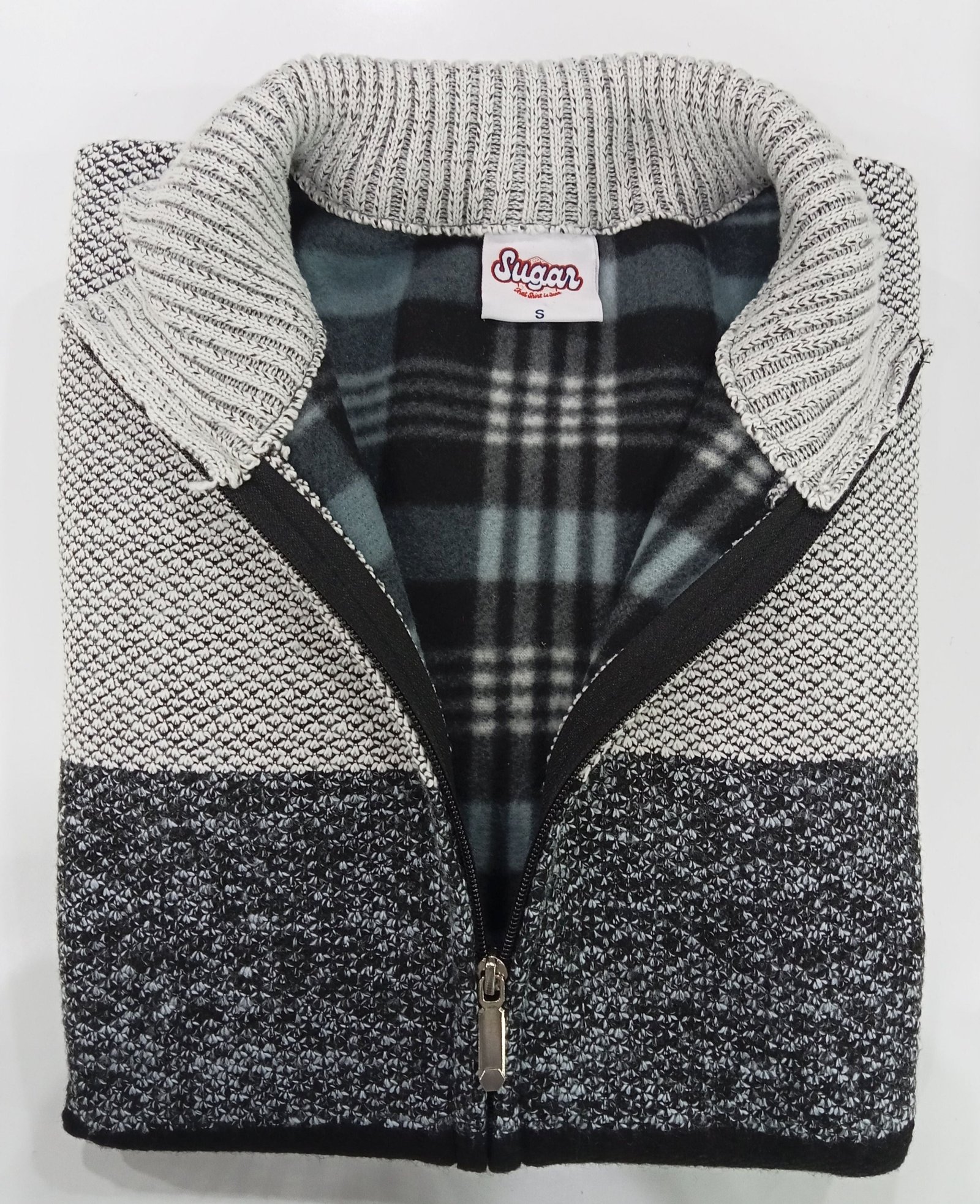 Sugar Kanan Full Zip Fleece Silver