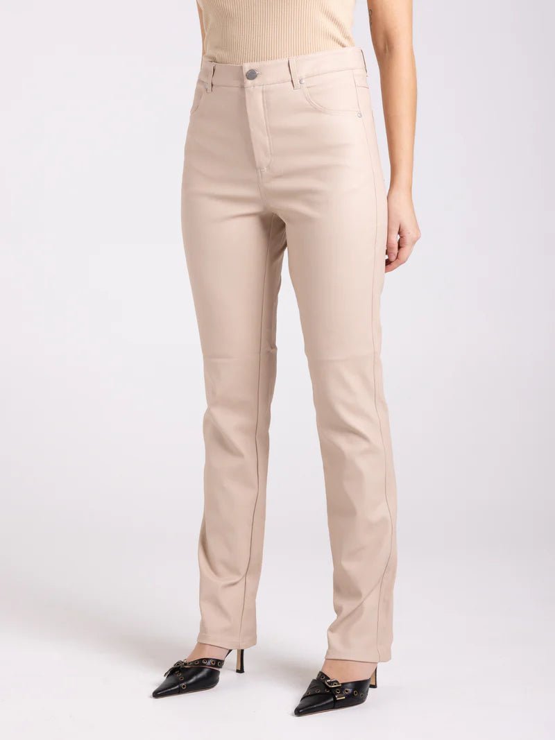 Two-T’S Coated Metallic Stretch Jean