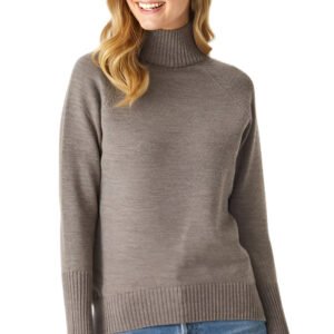 aklanda sofia high neck jersey sweater