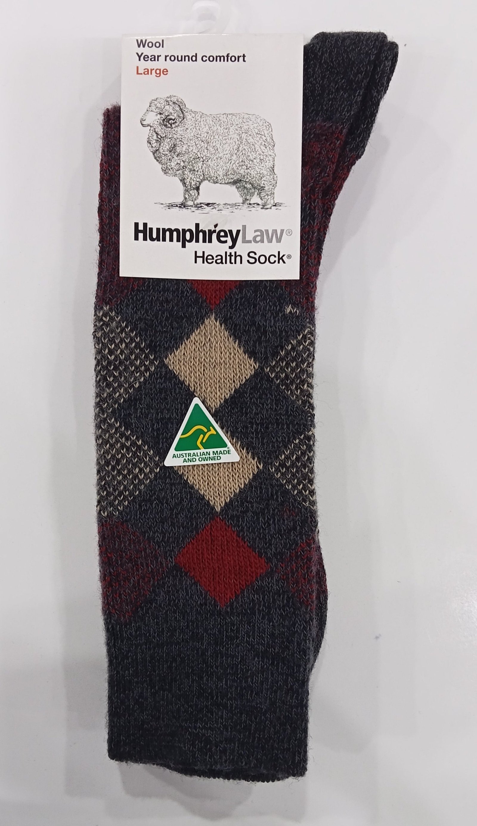 Health Wool Jacquard Sock