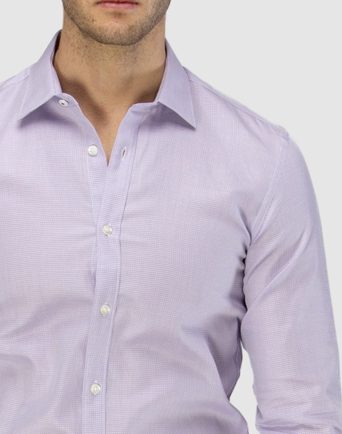 Brooksfield Career Leno Weave Shirt