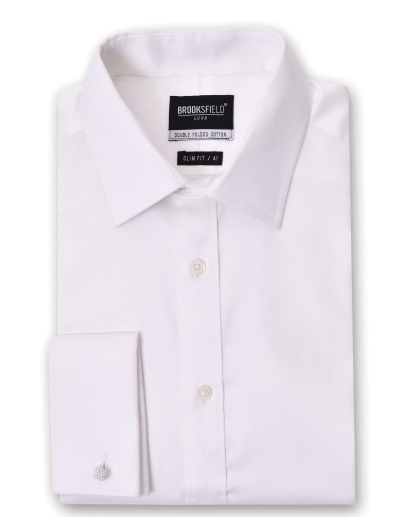 Brooksfield Luxe L/S French Cuff Shirt