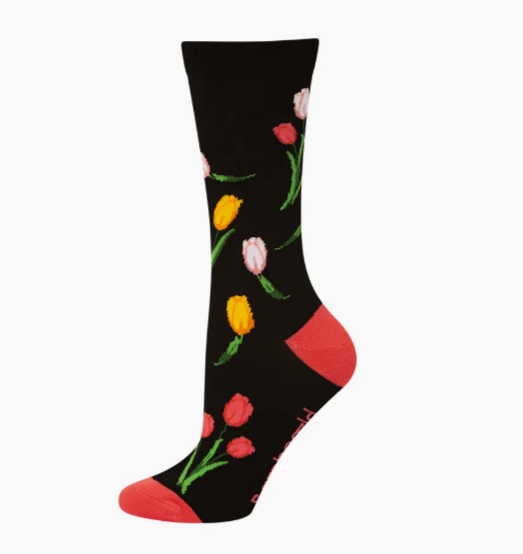 Bamboo Tulips Socks