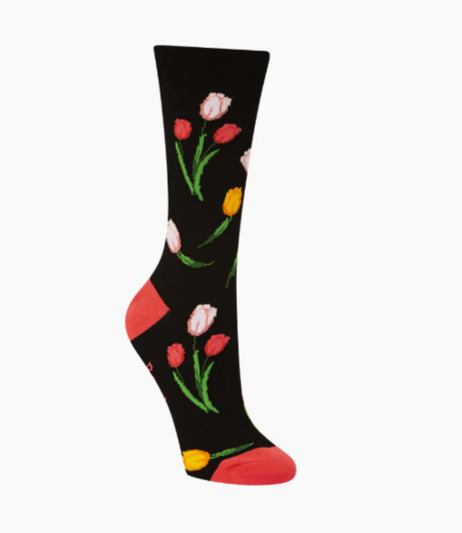 Bamboo Tulips Socks