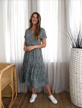 Jump Ocelot Tiered Dress