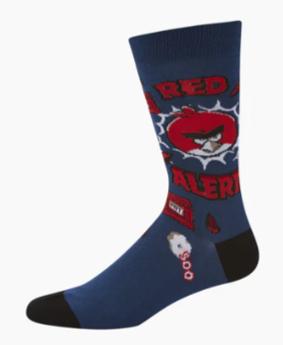 Bamboozld Angry Birds RED ALERT Socks