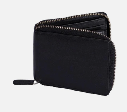 Dents RFID Nappa Zip Round Wallet