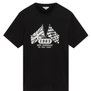Ben Sherman Heritage Flag Tee Black