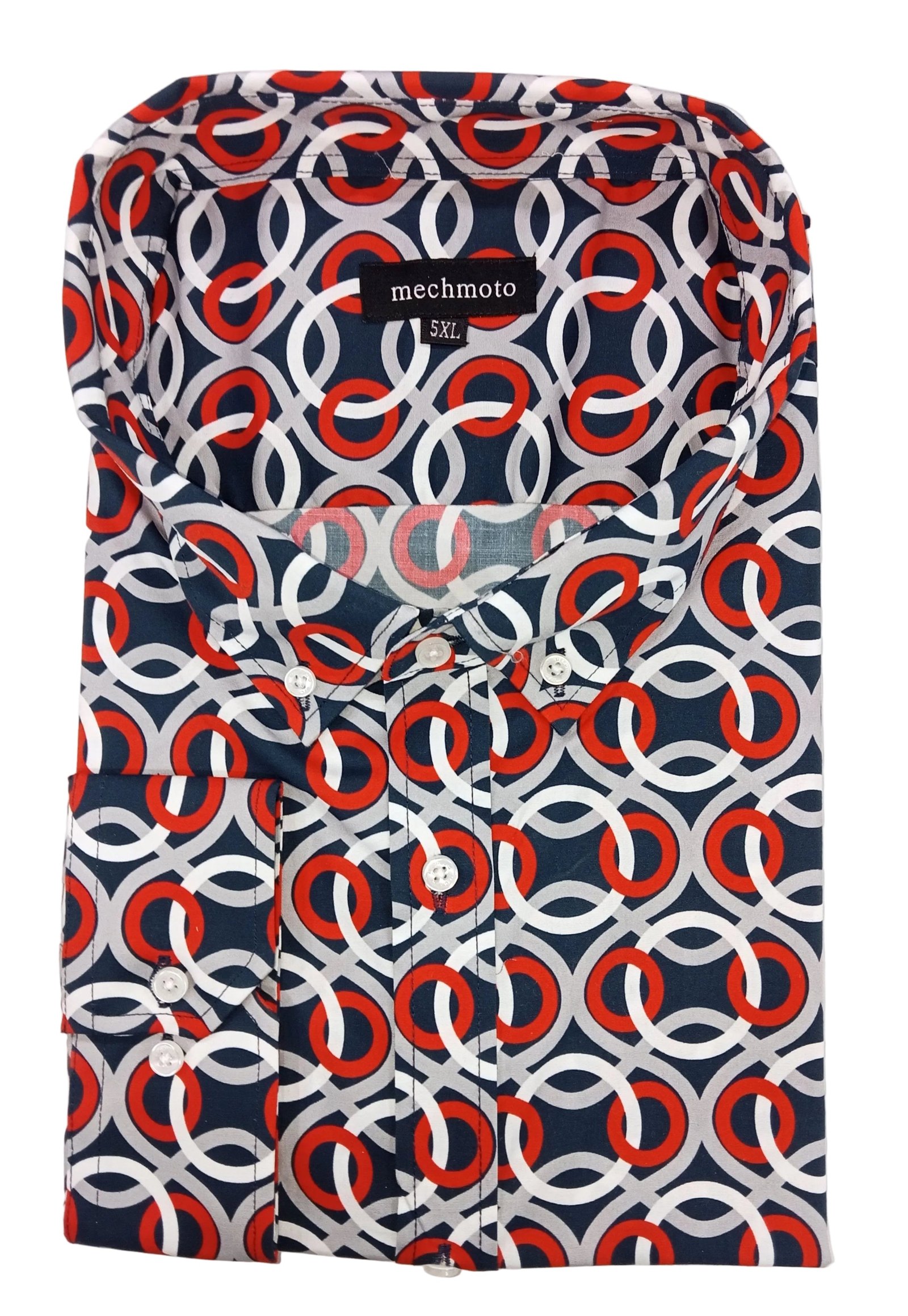 Mechmoto L/S Circle Print Fashion Shirt