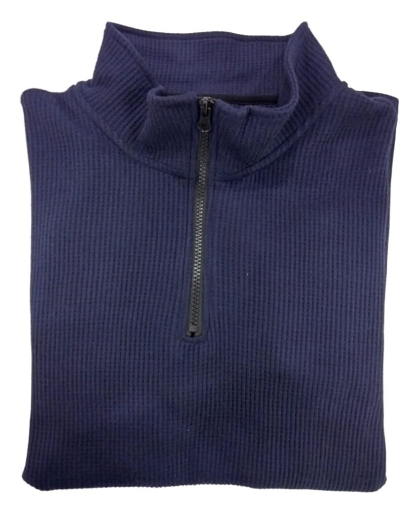 Mechmoto Knitted L/S Jumper With 1/4 Zip