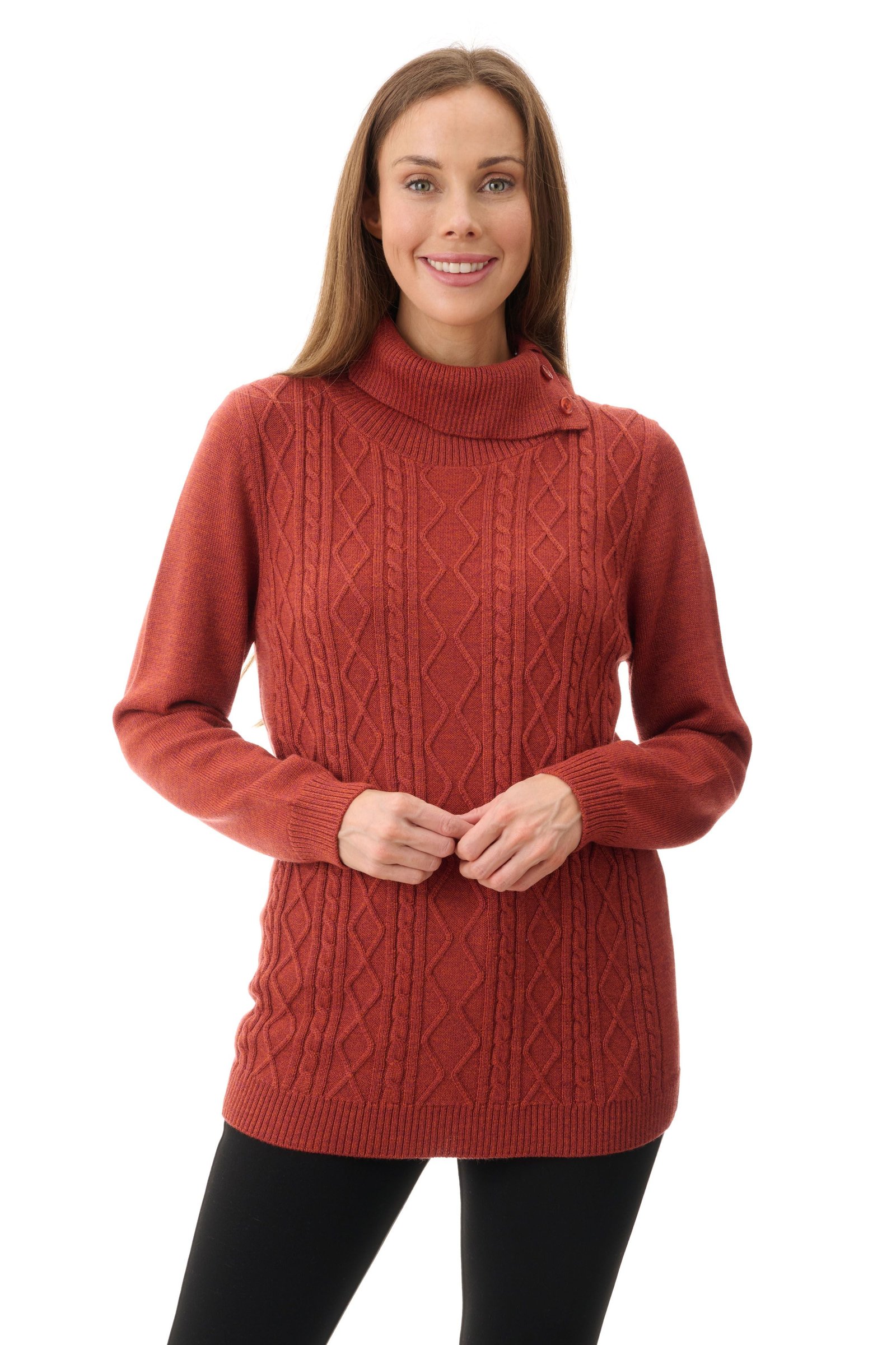 SLADE BUTTON COLLAR WOOL JUMPER