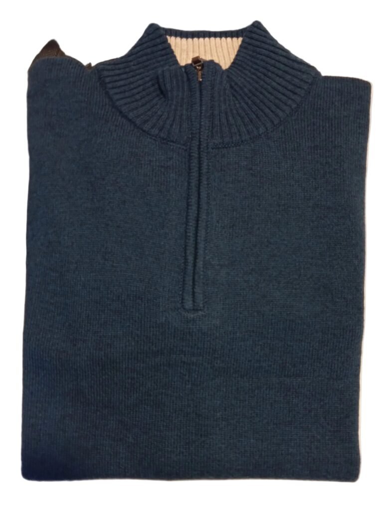 Ansett Wool Cashmere Half Zip Jumper