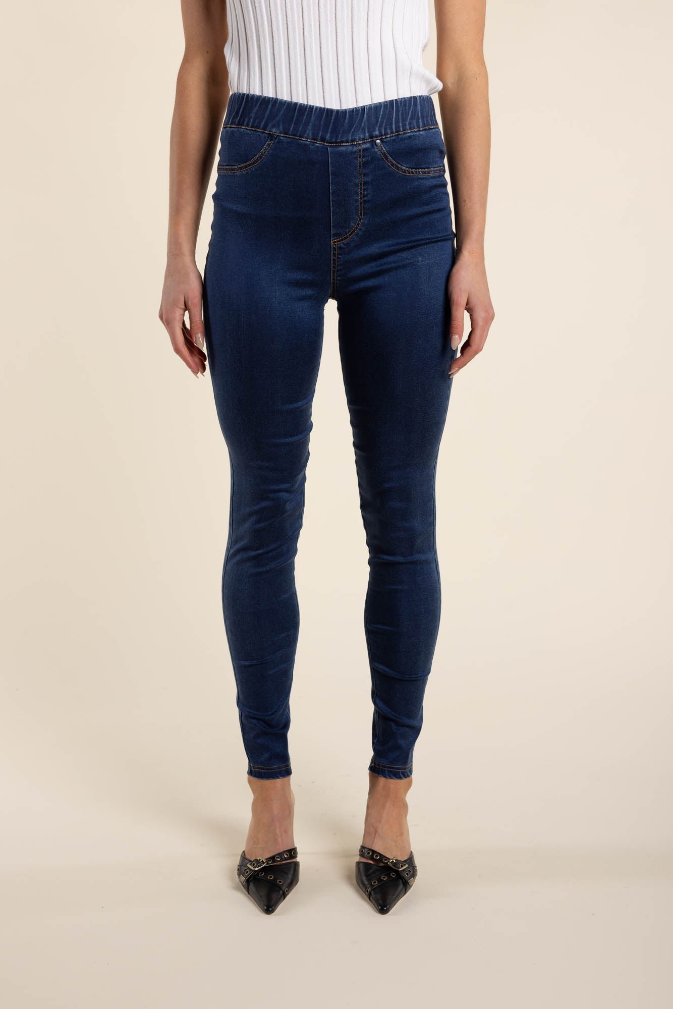 Two-T’s Pull-on Denim Pant