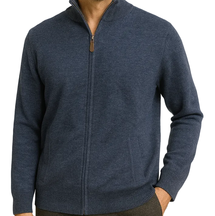 Ansett Merino Wool Cashmere Full Zip 2755