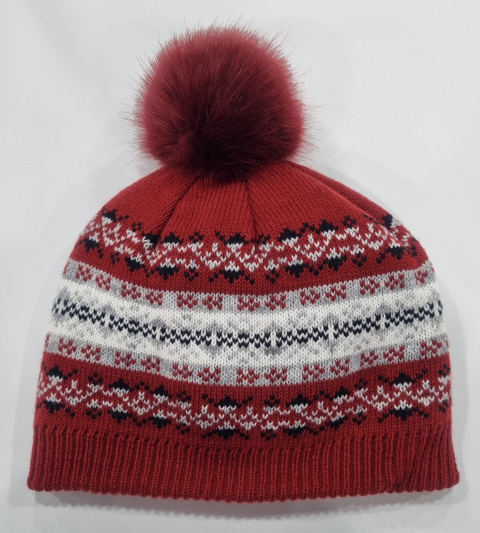 FAIR ISLE KNIT BEANIE