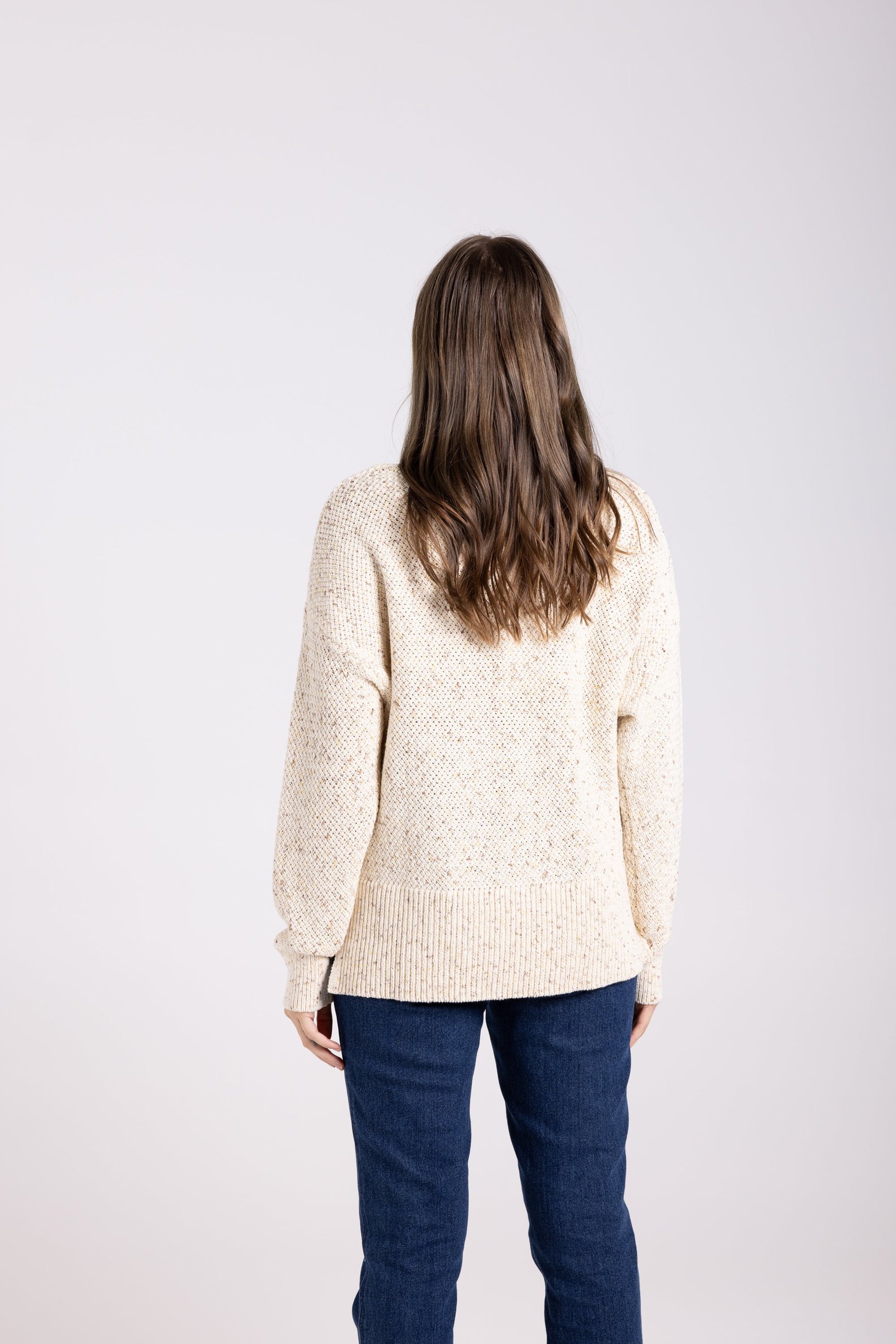 Two-T’s Basket Knit Sweater