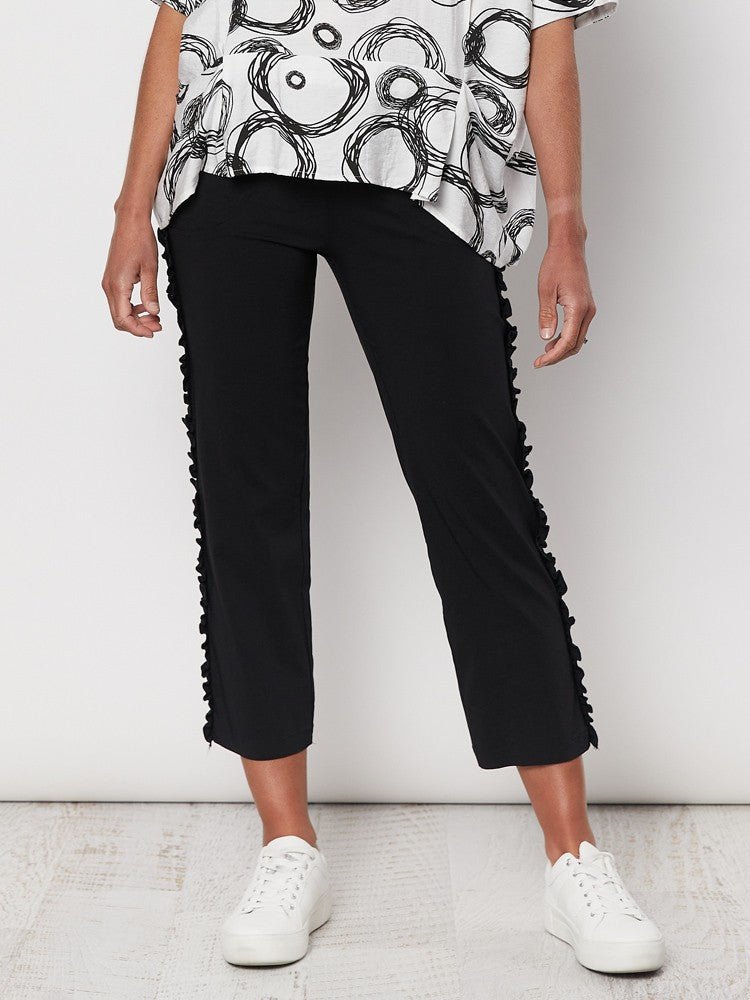 Clarity Clothing Frilled Side Detail Pant