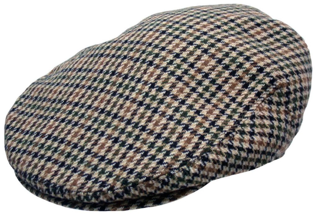 english tweed country cap
