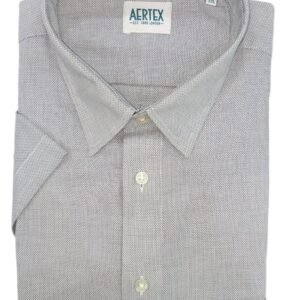 Aertex Somerset Short Sleeve Shirt Navy