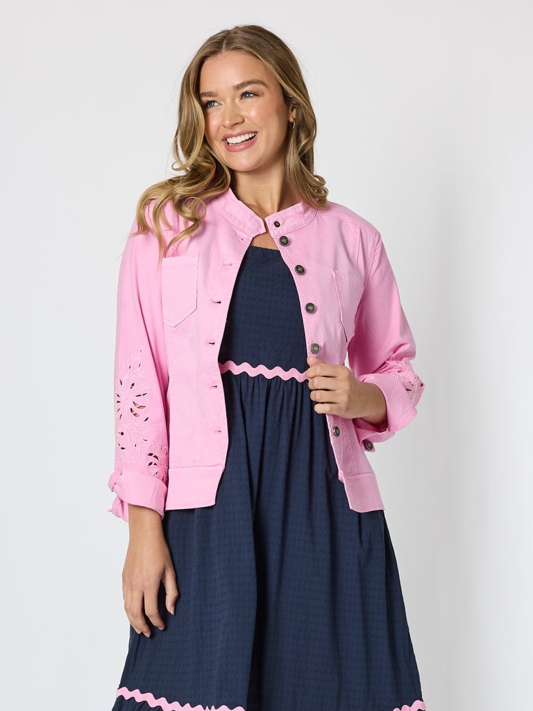 Threadz Gisele Embroidered Jacket