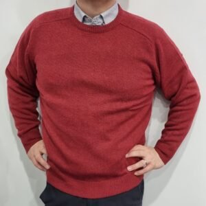 ansett lambswool / nylon crew neck
