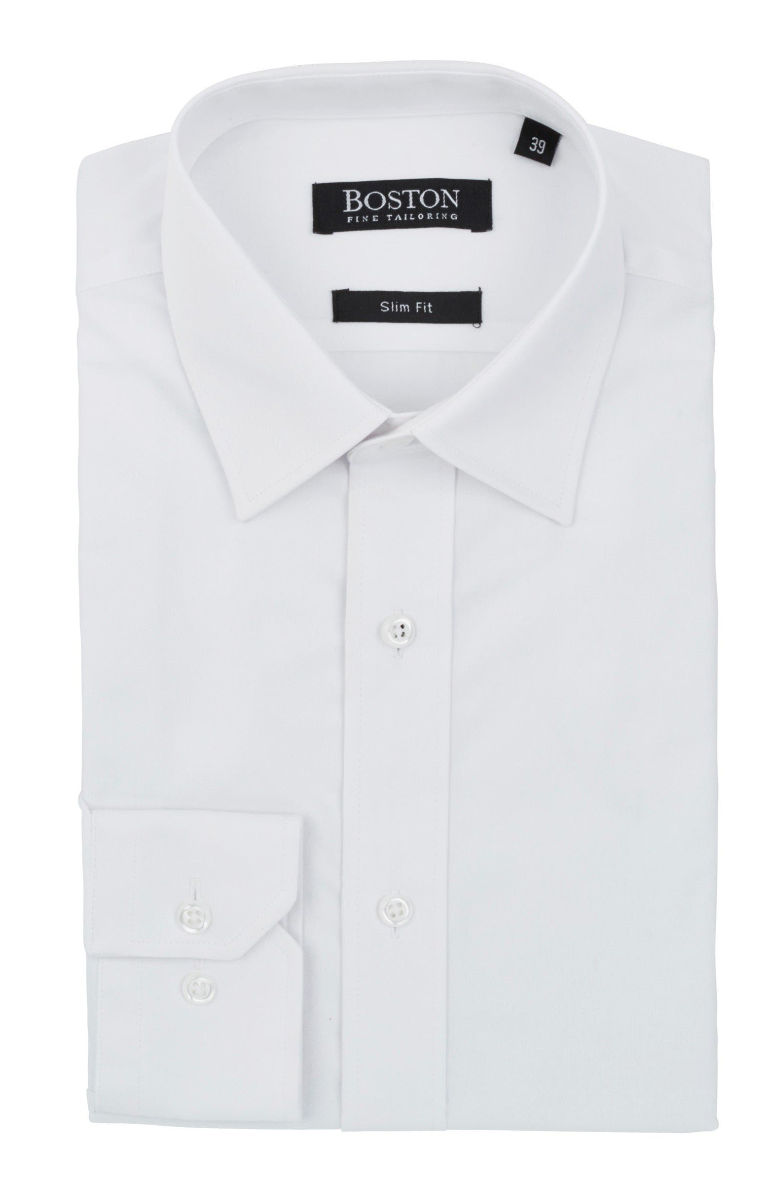 BOSTON SLIM BUSINESS SHIRT WHITE