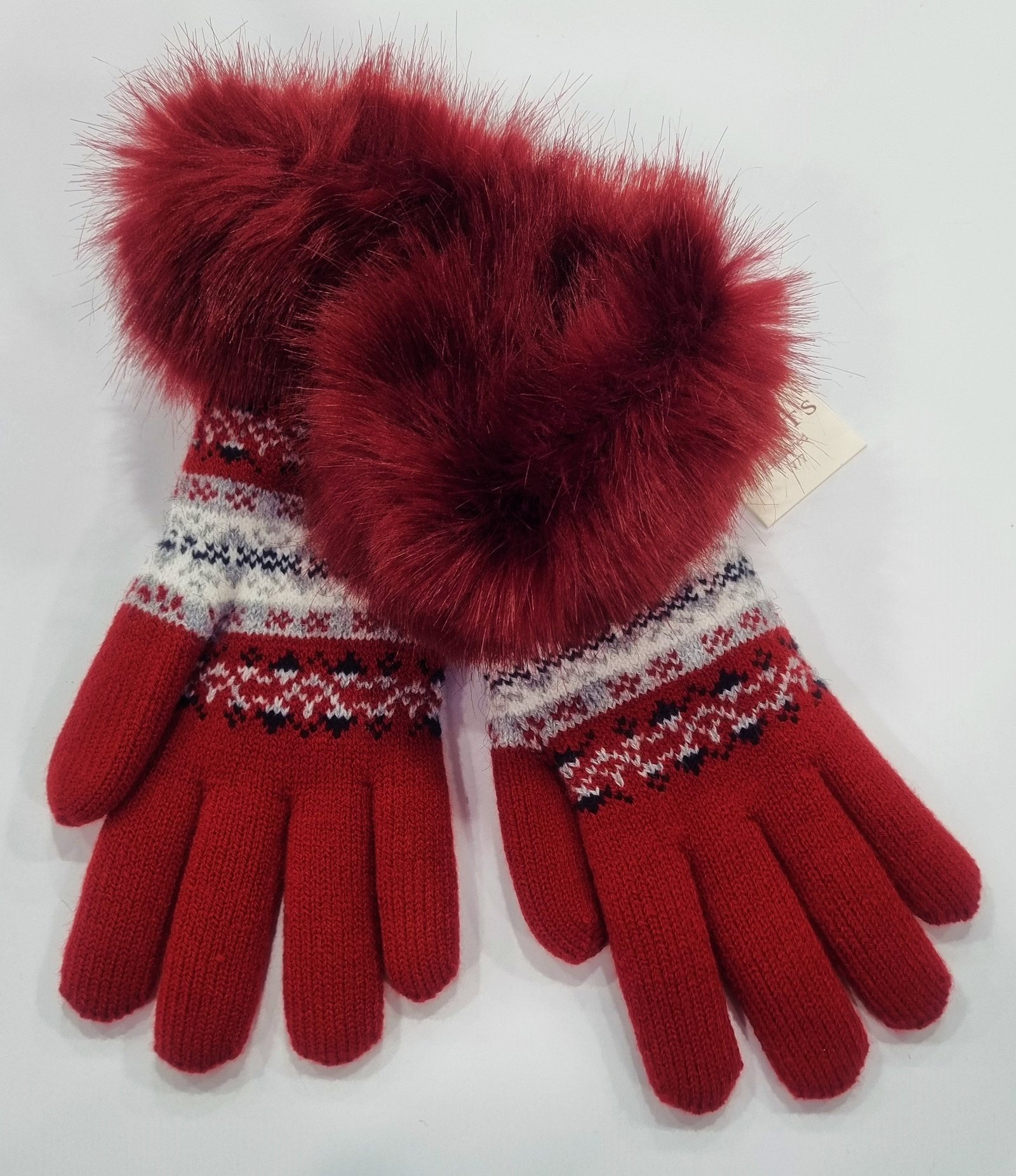 FAIR ISLE KNITTED GLOVE