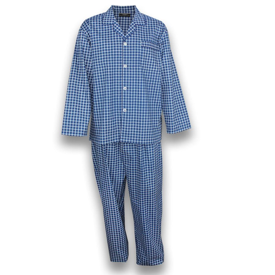 Contare Long PJs Country Navy & Sky