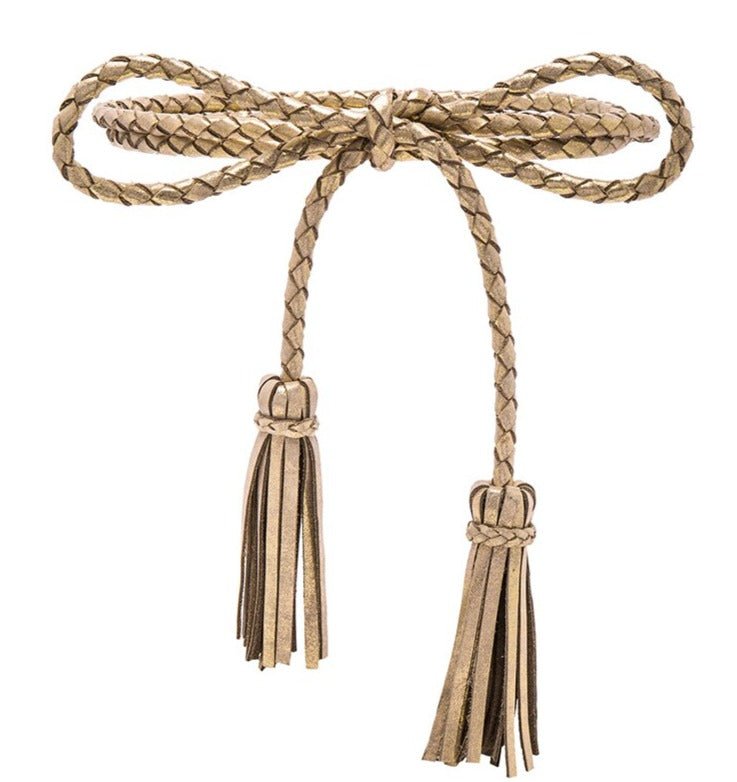 ADA Fringe Soga Belt – Gold