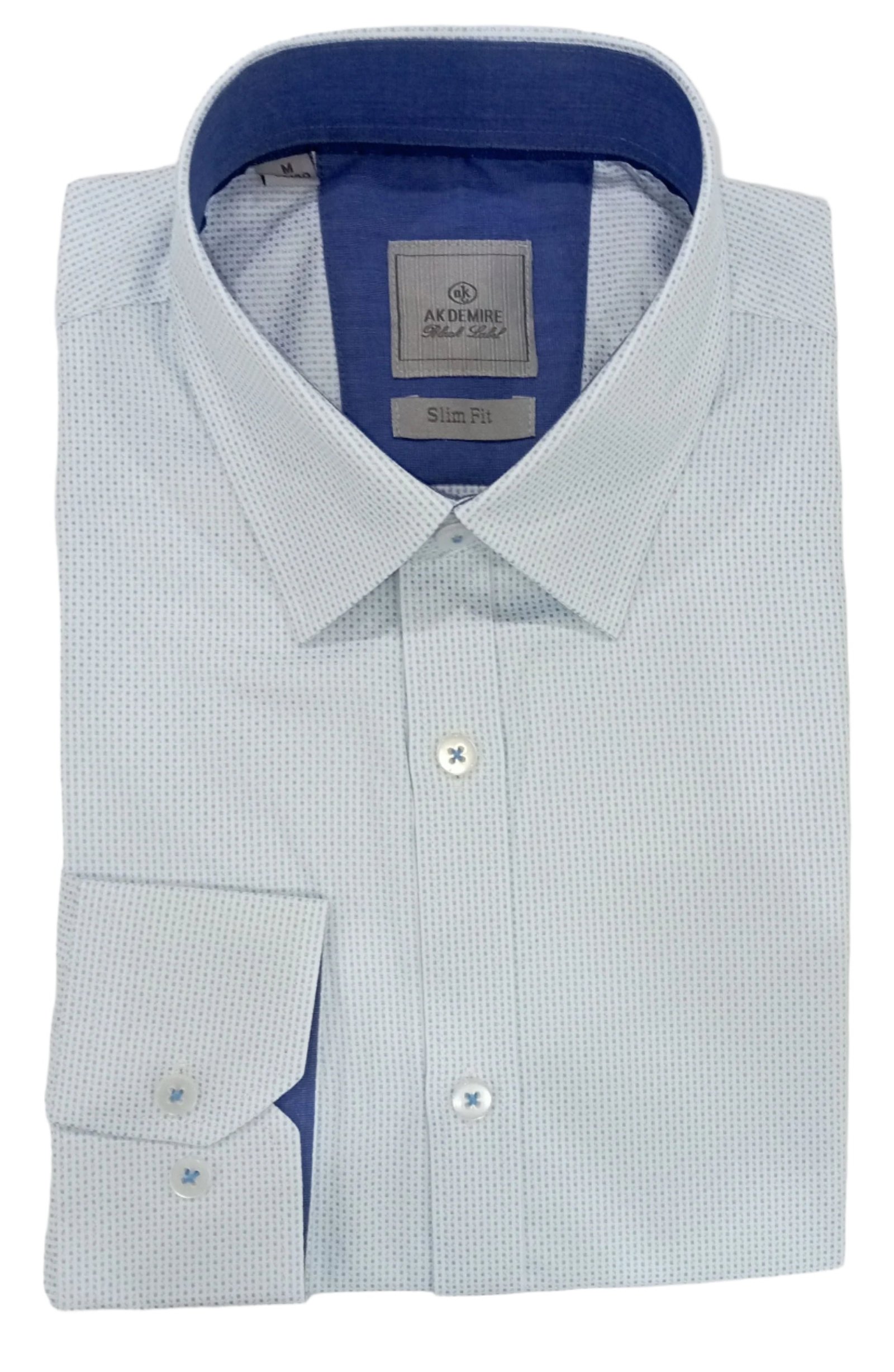 AK Demire Crease Free L/S Shirt LT Blue