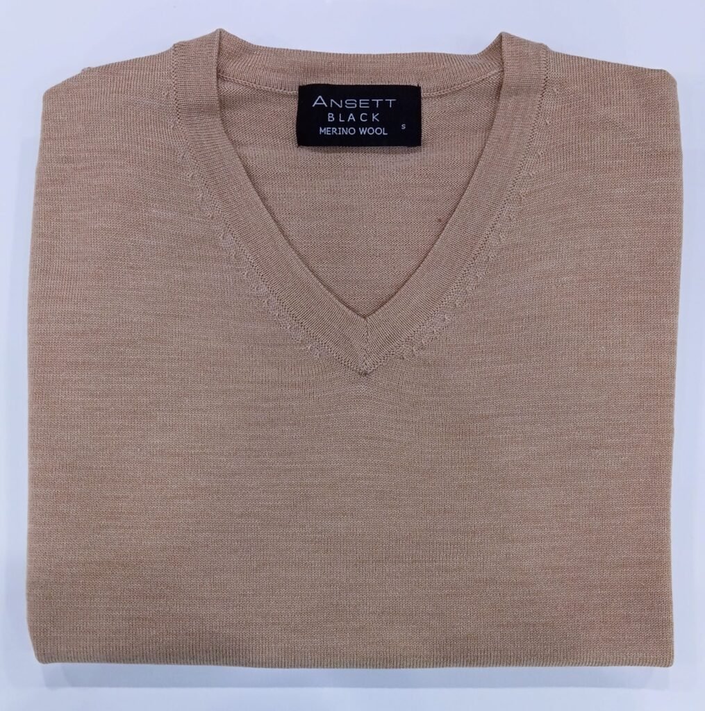 ANSETT Merino Vee Camel