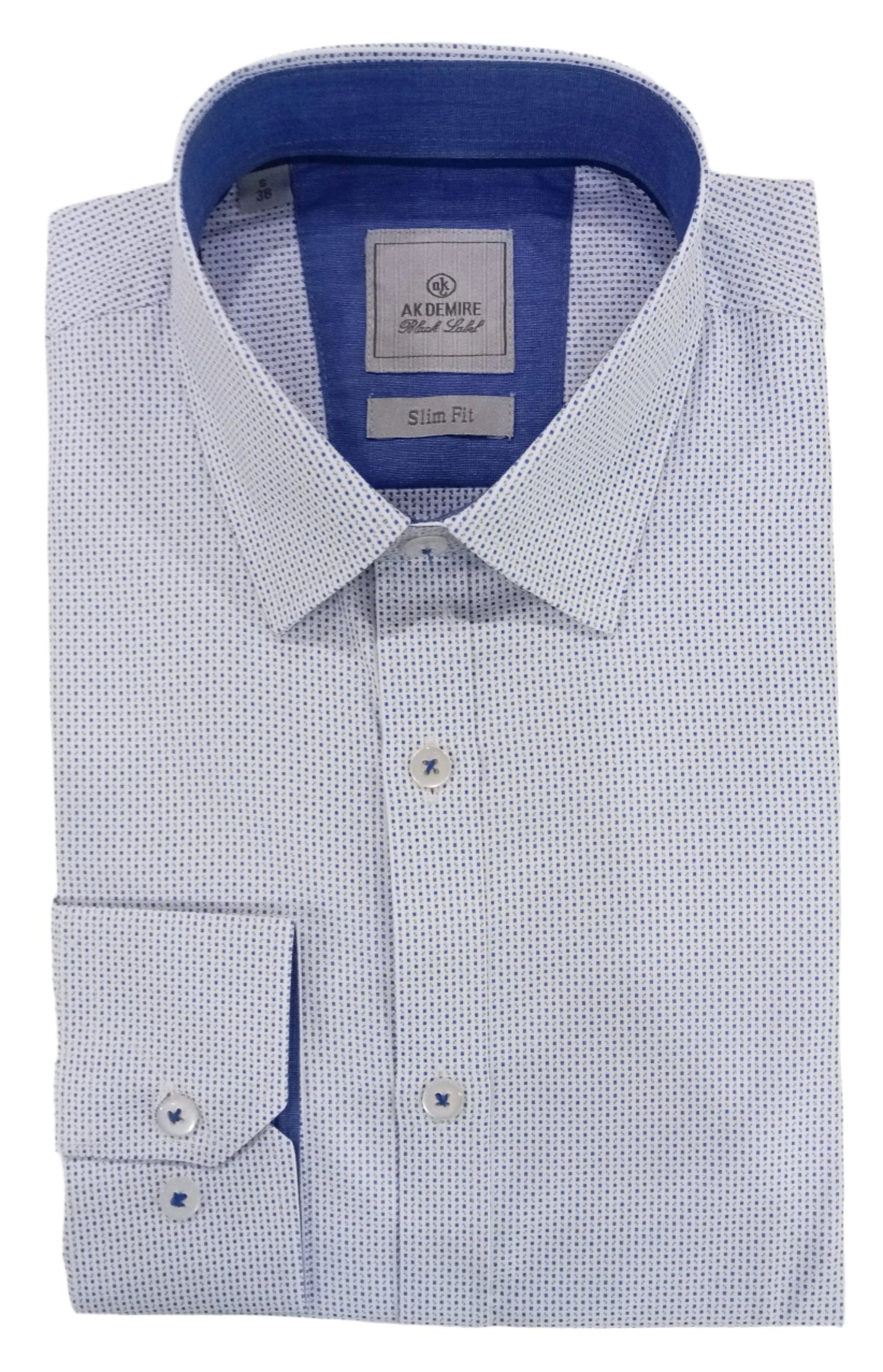 AK Demire Crease Free L/S Shirt Royal Blue
