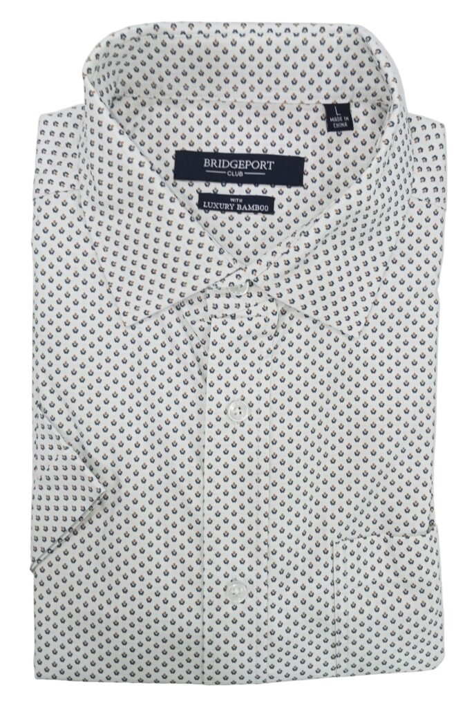 Bridgeport Bamboo Short Sleeve Shirt White