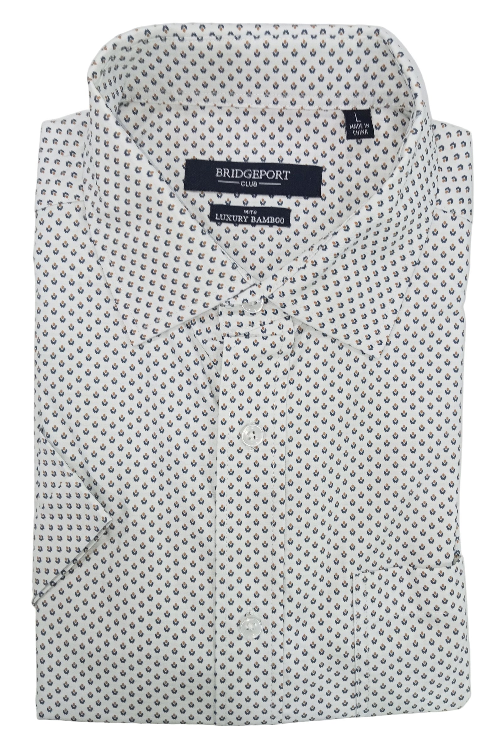Bridgeport Bamboo Short Sleeve Shirt White