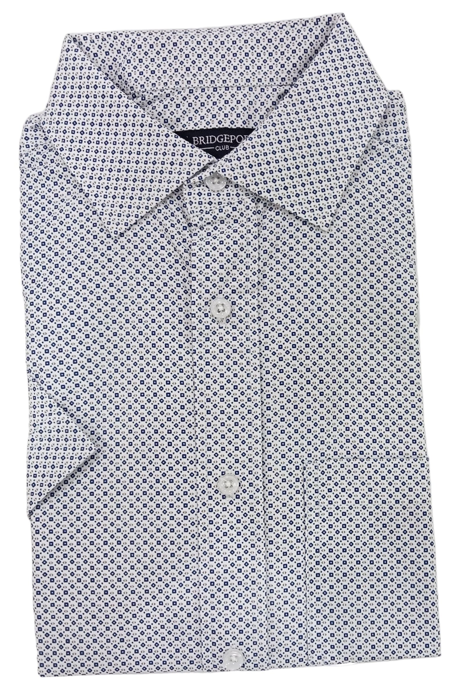 Bridgeport Club S/S Woven Shirt Natural