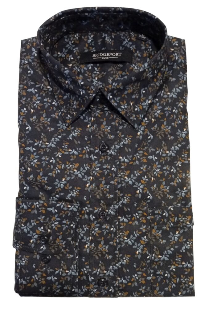 Bridgeport Mens Woven Shirt Blue