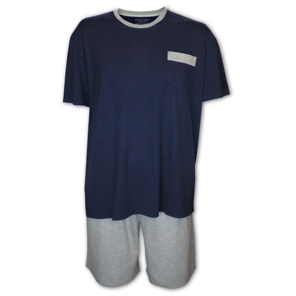 contare short set, bamboo j-knit