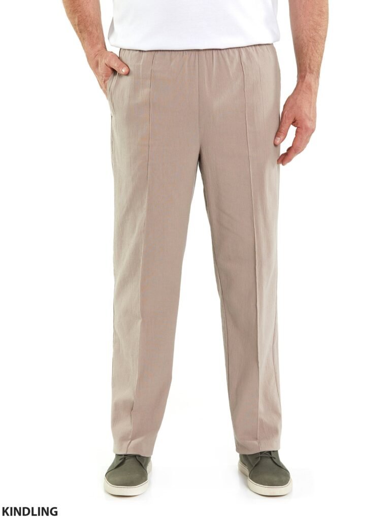 breakaway cotton crinkle pant kindling