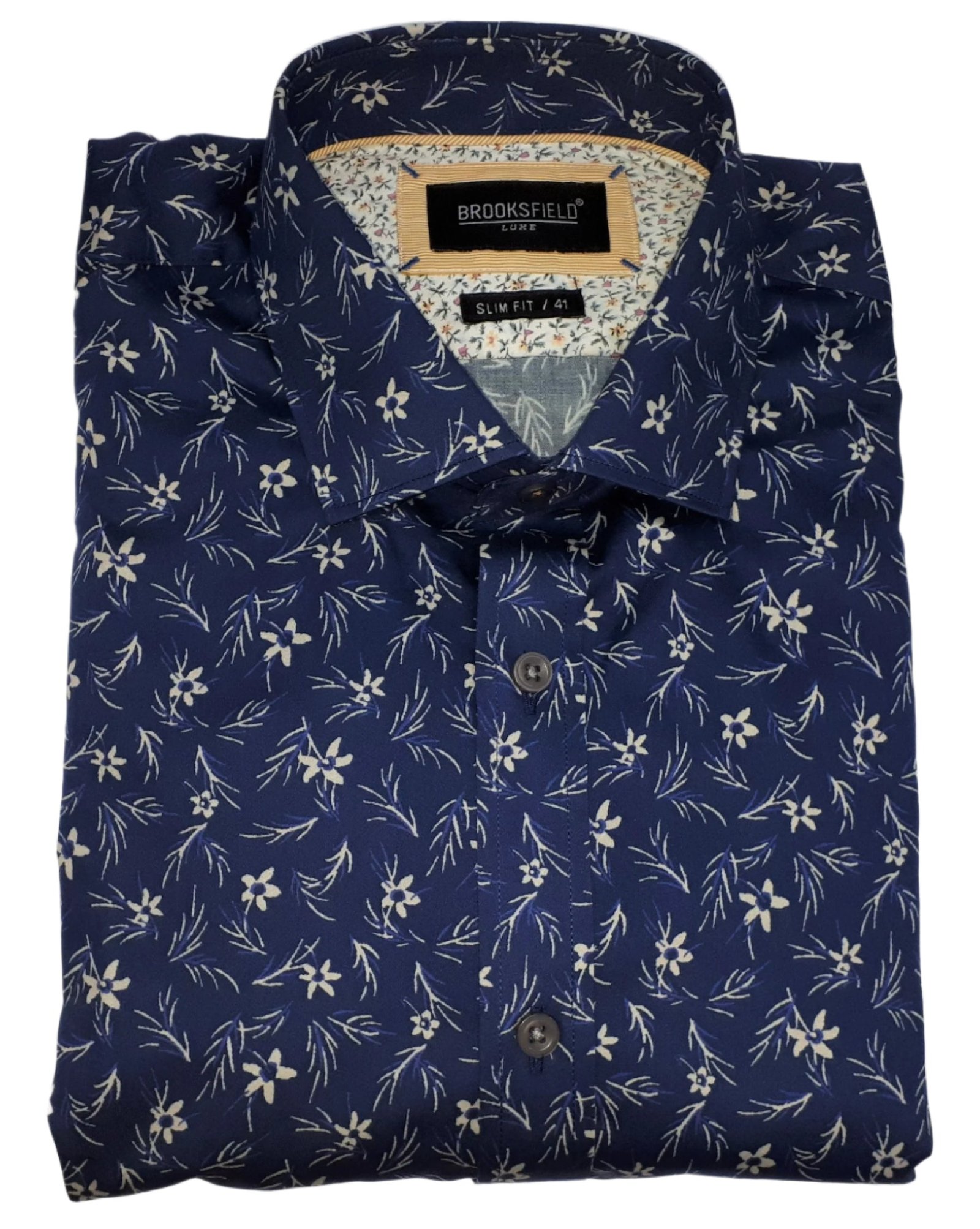 Brooksfield Lux Floral Print Shirt