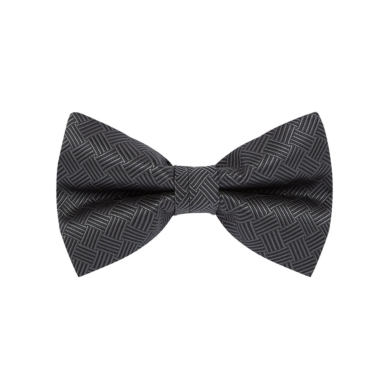 Bow Tie & Pocket Square, Basket, Black