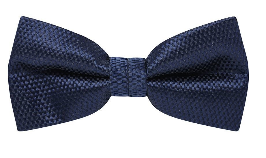 Bow Tie & Pocket Square, Carbon, Navy