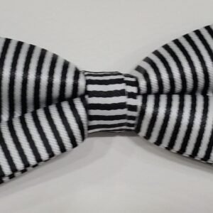 bow tie & pocket square, nautical, black