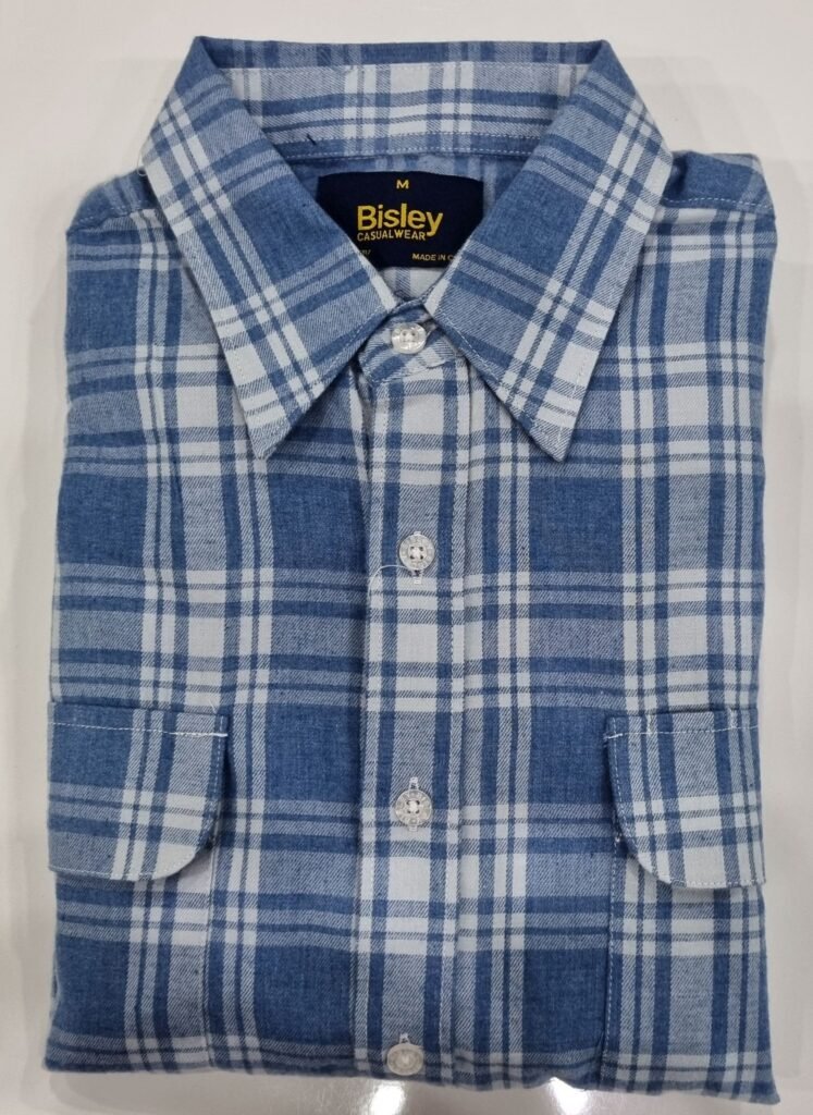 Bisley Long Sleeve 2 Pocket Shirt Navy