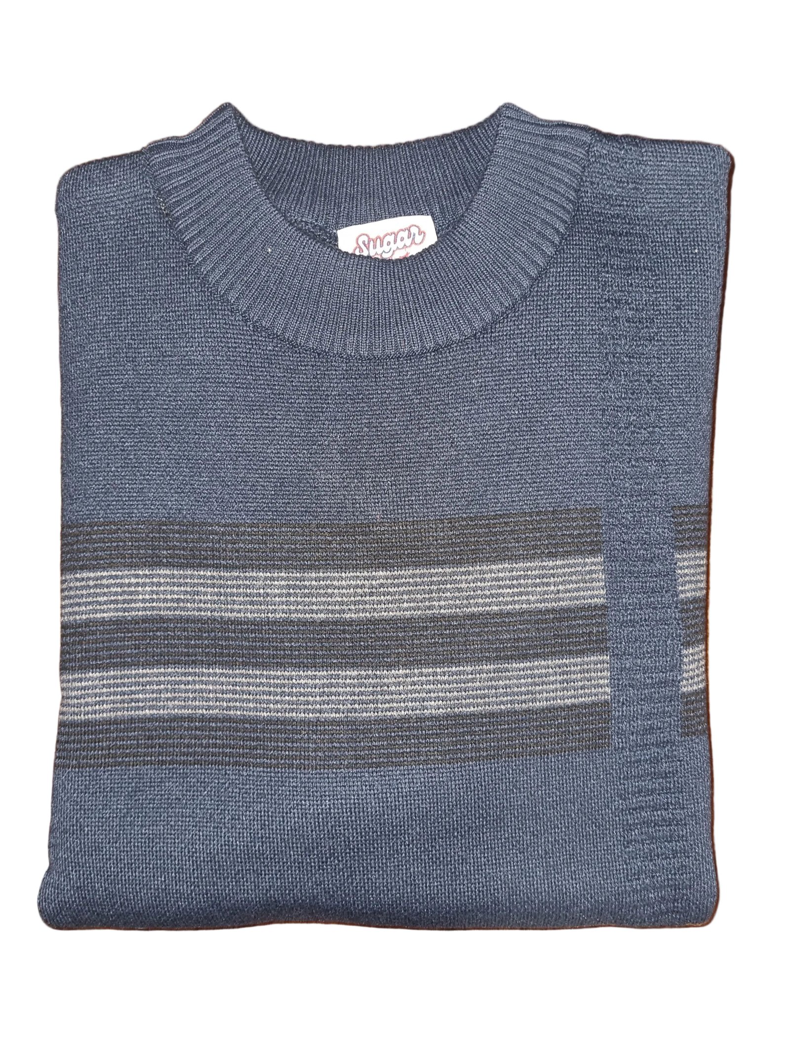 Sugar Crew Stripe Jumper Navy