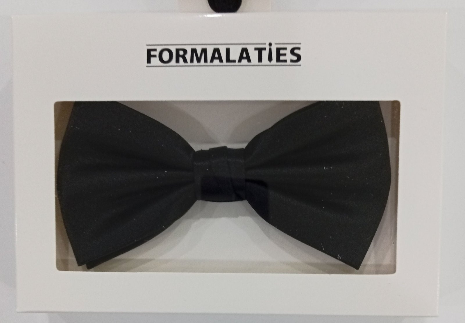Formal Bow Ties Plain Black