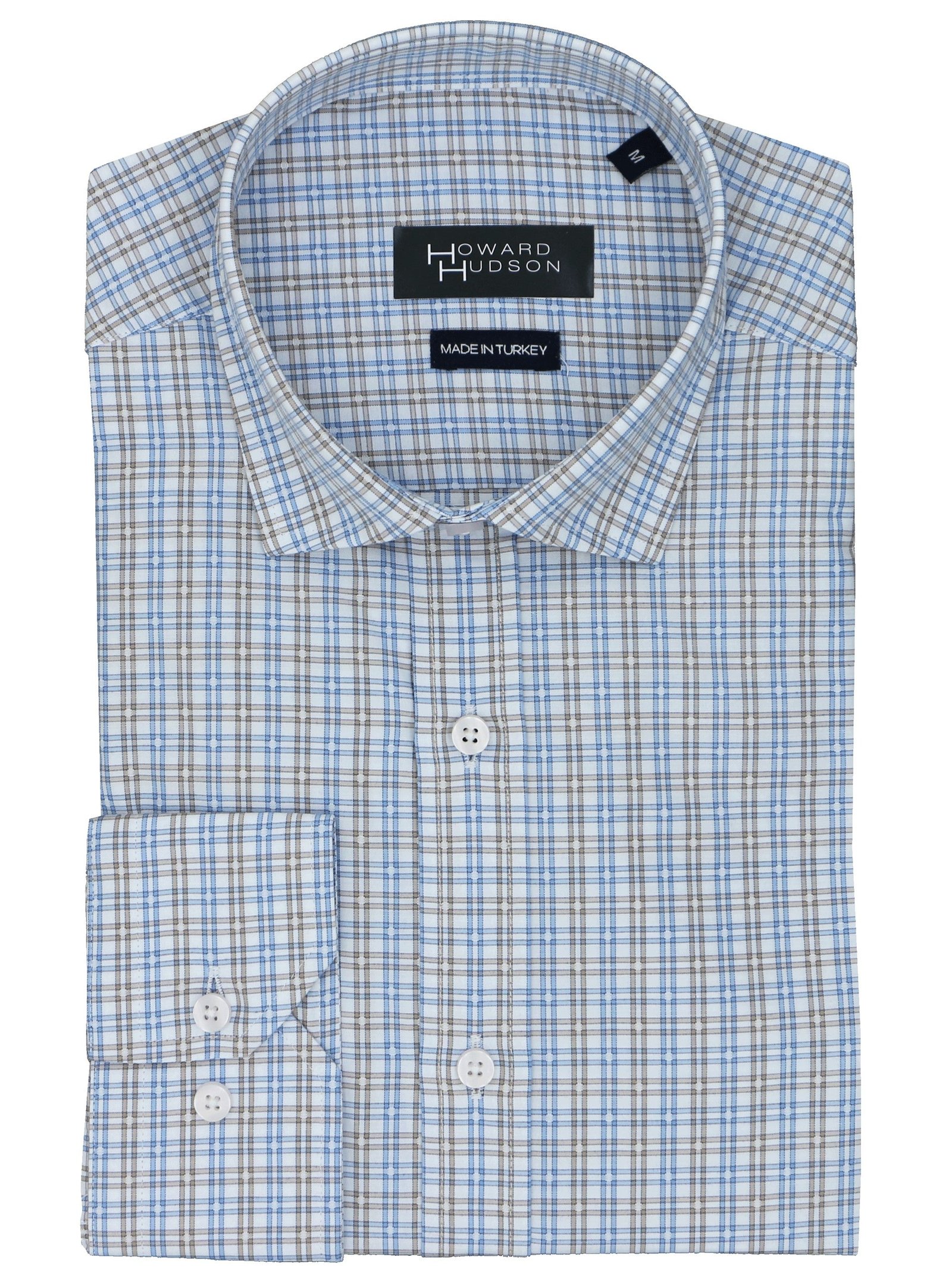 Boston Brooke Regular Shirt Brown/Blue