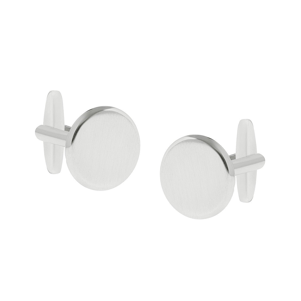 Buckle Cufflinks Polished Nickle