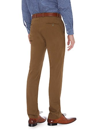 City Club Breeze Edusa Stretch Chino Nutmeg