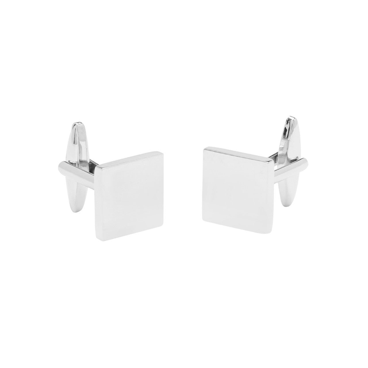 Cufflinks Polished Nickle Square